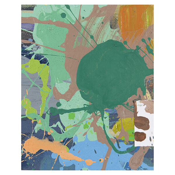 acrylic,collage,paper,panel